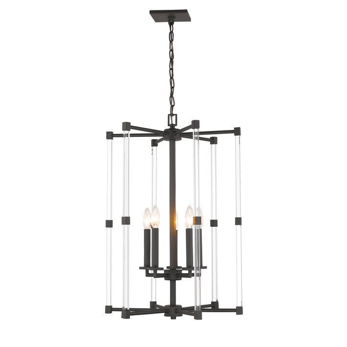 A photo of the Kaila 5-Light Pendant By Mirage Lighting