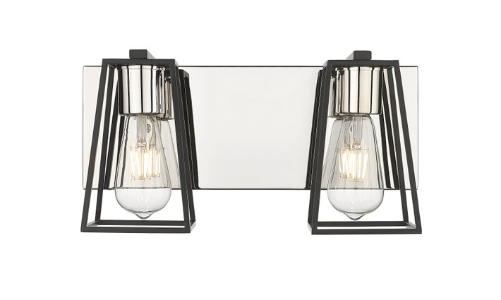 A photo of the Open 2-Light Vanity By Mirage Lighting