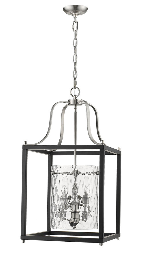 Delilah 6-Light Two Toned Pendant By Mirage Lighting