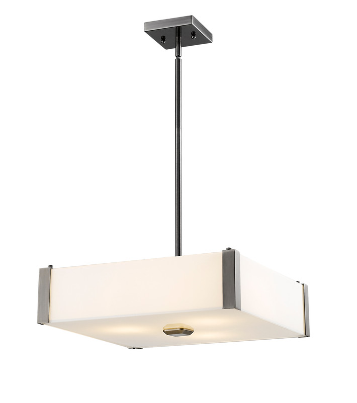 A photo of the Novel 3-Light Pendant By Mirage Lighting