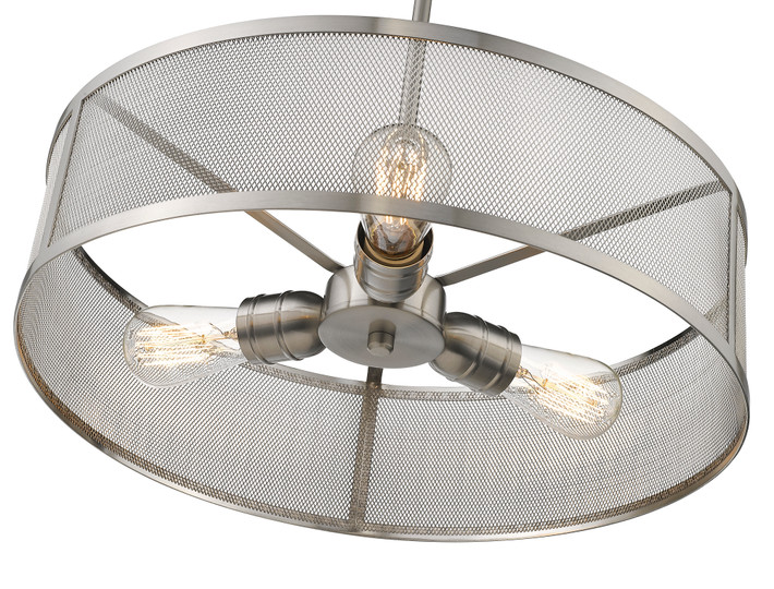 A photo of the Capture 3-Light Pendant By Mirage Lighting A photo of the Capture 3-Light Pendant By Mirage Lighting
