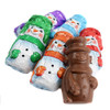 solid milk chocolate snowmen