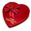 Happy Valentine's Day Heart Box 1  pound Available in Milk or Dark Chocolates Only