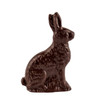 6 oz Solid Chocolate Sitting Bunny