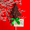 Large Solid Dark Chocolate Tree Lollipop