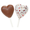 Milk Chocolate Heart Pops