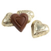 Milk Chocolate Gold Foil Wrapped Hearts