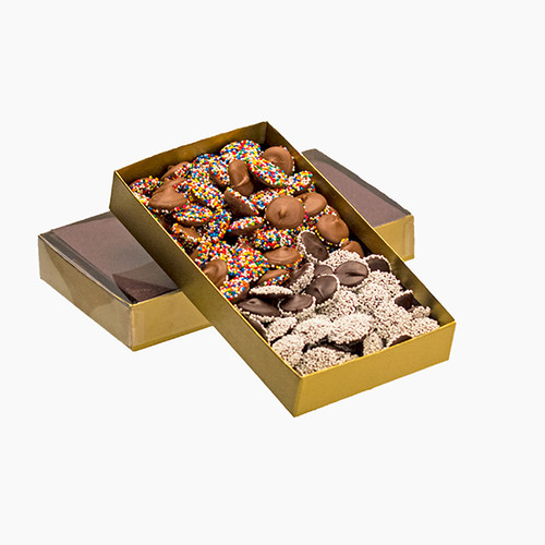 Milk & Dark Chocolate Non-Pareils Milk & Dark Chocolate Non-Pareils