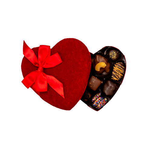 Milk & Dark Assortment Heart Box