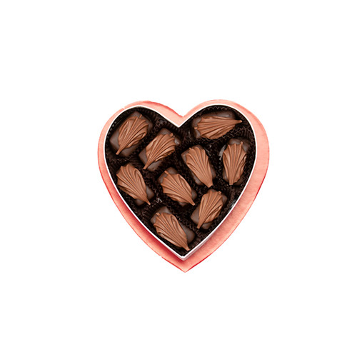 Dark Chocolate Peanut Butter Supreme Filled Heart