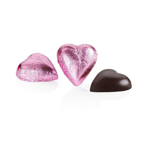 Dark Chocolate Foil Wrapped Hearts