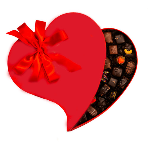 1 lb Valentine Whimsical Heart Box