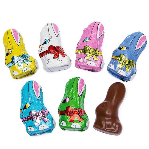 milk chocolate foil wrapped baby bunnies