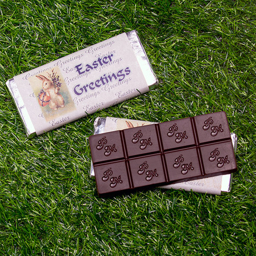Easter Greetings Solid Chocolate Bar