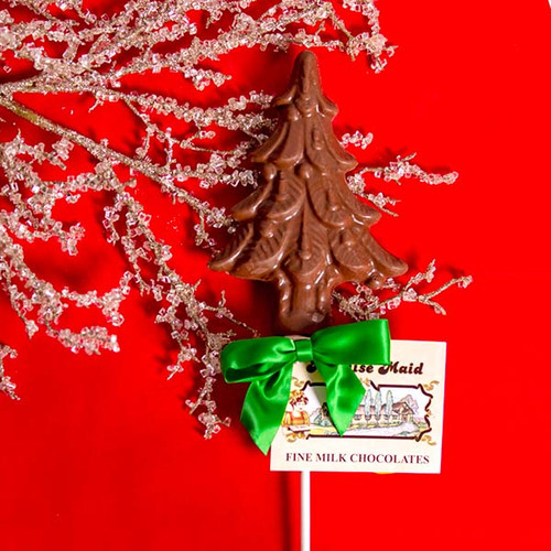 Chocolate Christmas Tree Lolipop