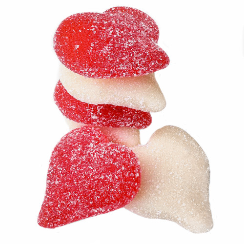 Sugared Gummy Hearts
