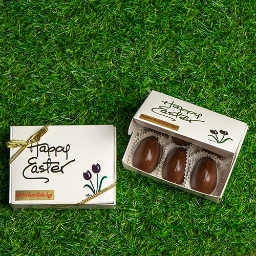 Sugar Free Peanut Butter Eggs .  Box is subject  to change in design without notice due to demand