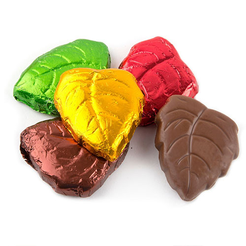 Foil Wrapped Leaves Milk Chocolate