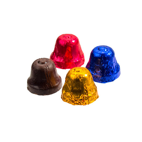 Dark Chocolate foil wrapped bells