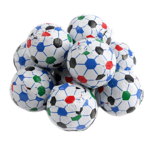Milk Chocolate Foil Wrapped Soccer Balls