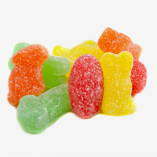 Fruit Flavored Jelly Easter Shapes