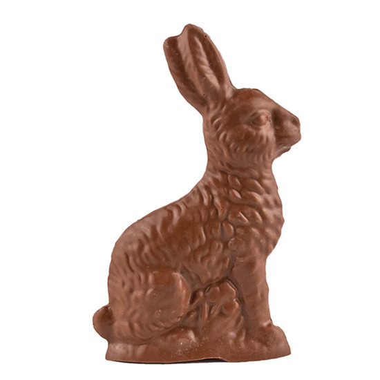 13 oz Solid Chocolate Sitting Bunny