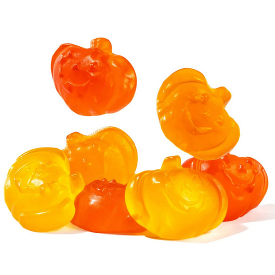 Fruit Flavored Gummy Pumpkins Fruit Flavored Gummy Pumpkins