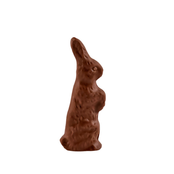 2 oz Solid Chocolate Standing Bunny
