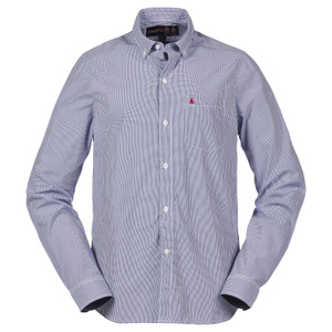 Musto Charleston Gingham Shirt - Navy/White