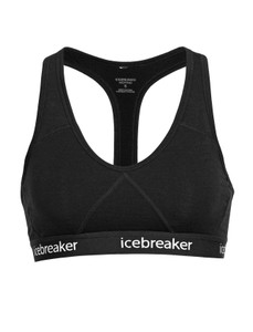 Icebreaker Merino Sprite Racerback Bra - Black Icebreaker Merino Sprite Racerback Bra - Black