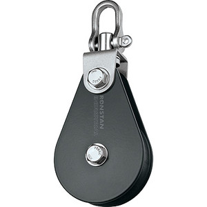 Block, Single, 75mm Sheave, Swivel Shackle Head (RZ1700)