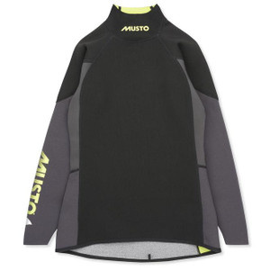 Musto Foiling Thermocool LS Top FW - Dark Grey/Black