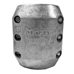 Martyr 2 1/2" Shaft Anode 6 Bolt - Zinc, Heavy Duty (CMX11HDZ)