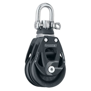 Harken 60mm Aluminum Element Double Block - Swivel (6269)