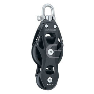 Harken 80mm Aluminum Element Fiddle Block - Swivel (6292)