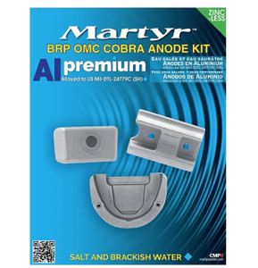 Martyr BRP OMC Cobra Aluminium Anode Kit (CMCOBRAKITA)