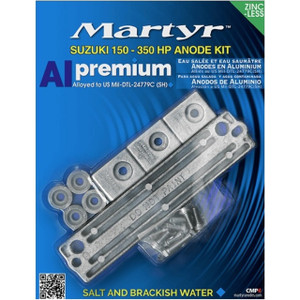 Martyr Suzuki Aluminium 150-350HP Anode Kit (CMSZ150350KITA)