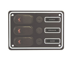 RWB Switch Panel 3 Gang - Vertical