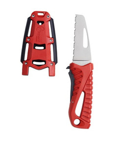 Wichard Offshore Rescue Knife - Fixed Blade, Red (10194)
