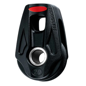 Ronstan Series 20 BB Orbit Block, Single, Lashing, Becket (RF25109)