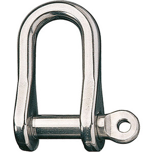 Ronstan Shackle, Standard Dee, 1/4 Pin with Seizing Hole (RF617H)
