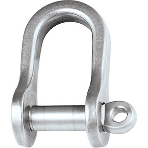 Ronstan Shackle, Standard Dee, Seizing Hole, 8mm (5/16 ) Pin (RF618H)