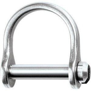 Ronstan Shackle, Wide Dee, Slotted Pin 1/8 inch (RF1850S)
*Indicative product image. Actual product may differ slightly from that shown.