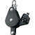 Block, Triple,75mm Sheave, Becket, Cleat, Swivel Head (RZ1710)