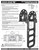 Dock Edge Dock Ladder, 4 Step, Polyethylene Flip Up (DE2064F)
