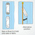 Clamcleat CL214W Leech Line Cleat, 2mm-5mm (White)