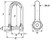 Wichard Self-locking Allen Head Pin Long Shackle (1313/1314)
