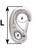 Wichard Safety Snap Hook - Length 25 mm (2448)