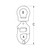 Ronstan Triggersnap Shackle, Large Bail, 108mm (RF7220)