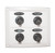 RWB Switch Panel 4 Switch - White (RWB2093)